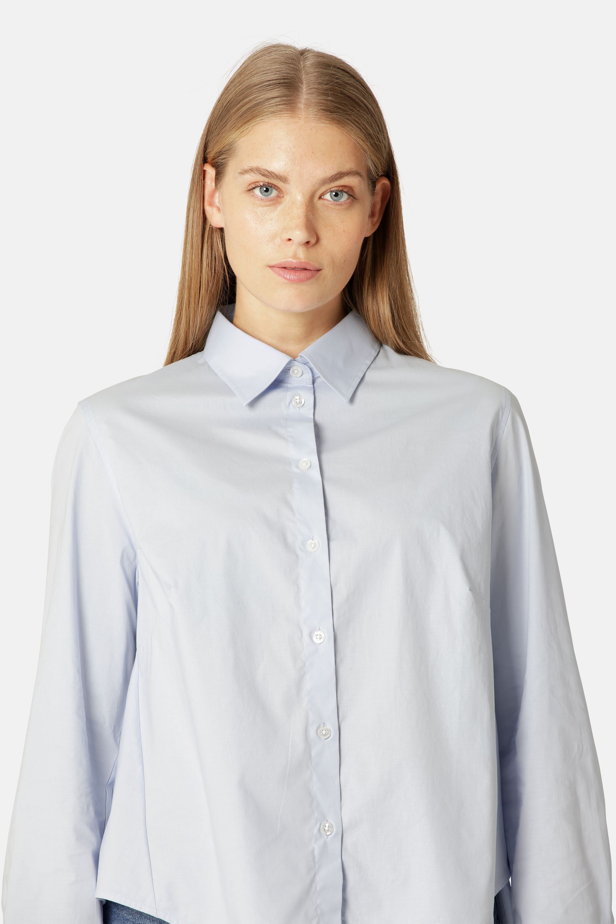 Skjorte Med Fall Bak - Heather
